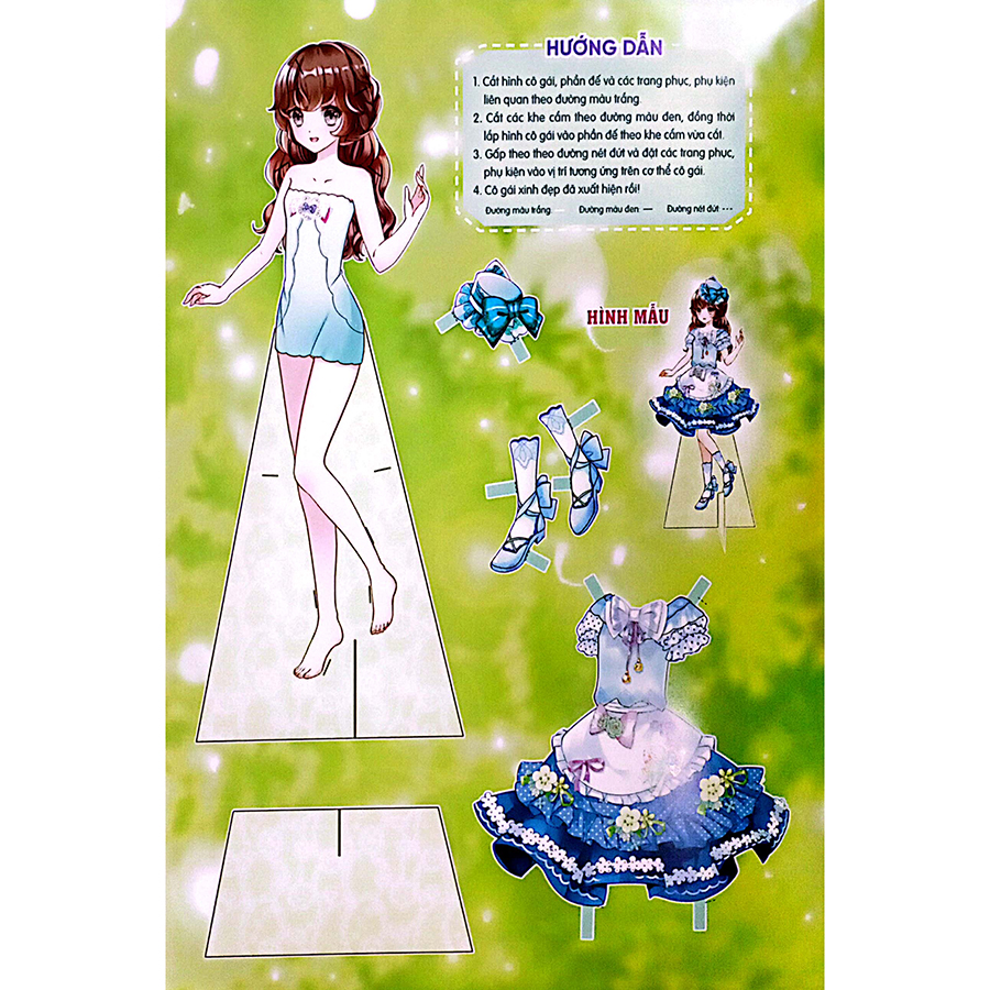 Dán Giấy Công Chúa - Công Chúa Duyên Dáng