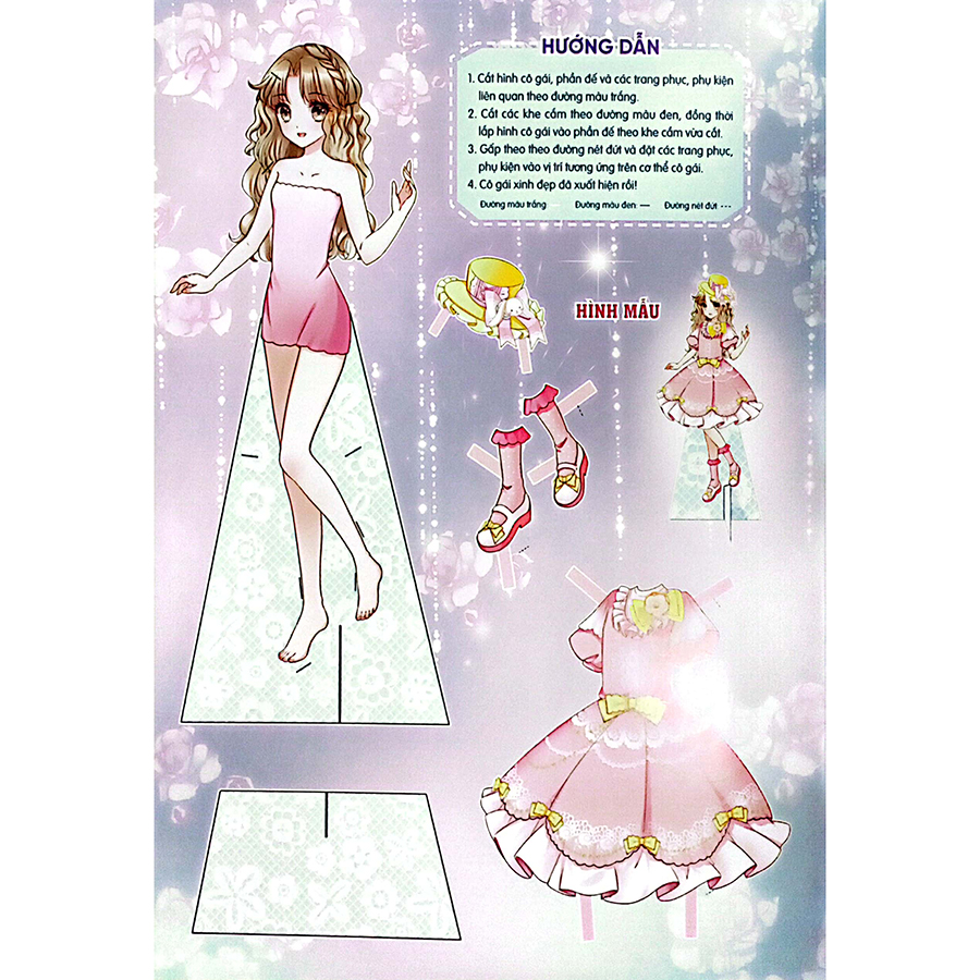 Dán Giấy Công Chúa - Công Chúa Xinh Xắn