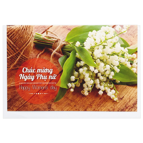 Thiệp 08/03 Phụ Nữ Grey Các Loại 00803
