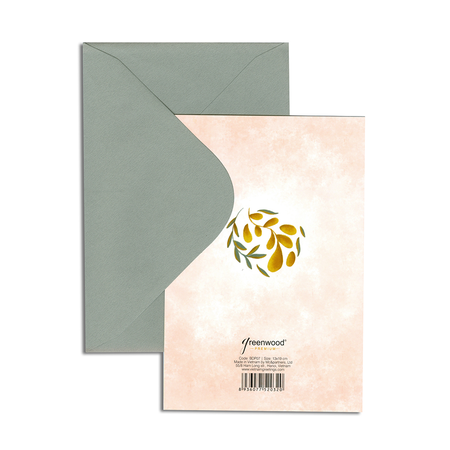 Thiệp Chúc Mừng Sinh Nhật Greenwood BDP08