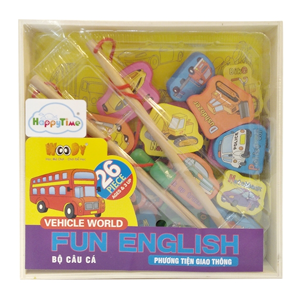 Trò Chơi Bộ Câu Cá Fun English 26 Pcs WD7486