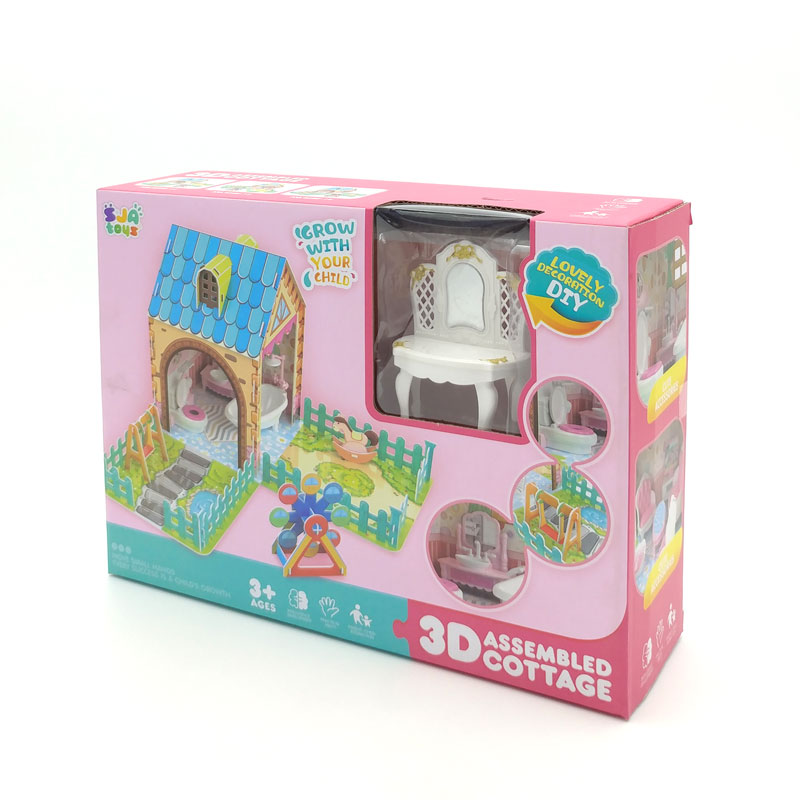 Mô Hình Nhà 1 Tầng Diy Cho Bé 9879