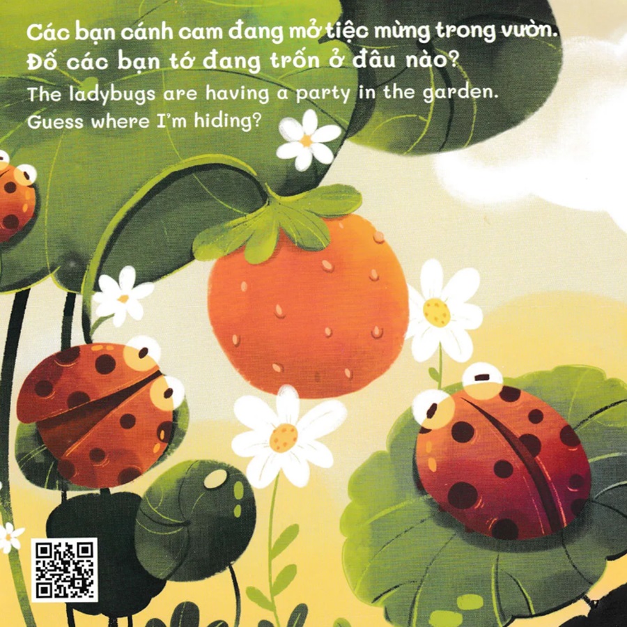 Tủ Sách Ehon - Song Ngữ - Trốn Tìm Cùng Rau Củ Quả