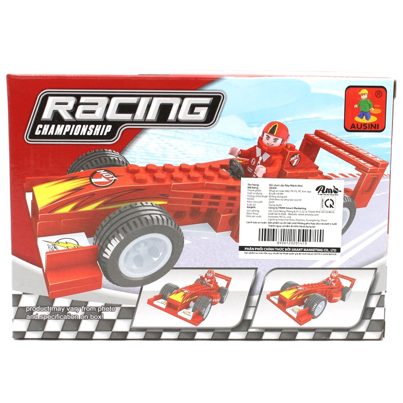 Đồ Chơi Lắp Ghép Đường Đua Rực Lửa 88 Chi Tiết 26305