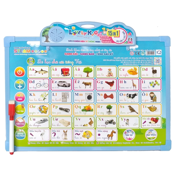Đồ Chơi Bảng Điện Tử Thông Minh 15 Trong 1 LB03