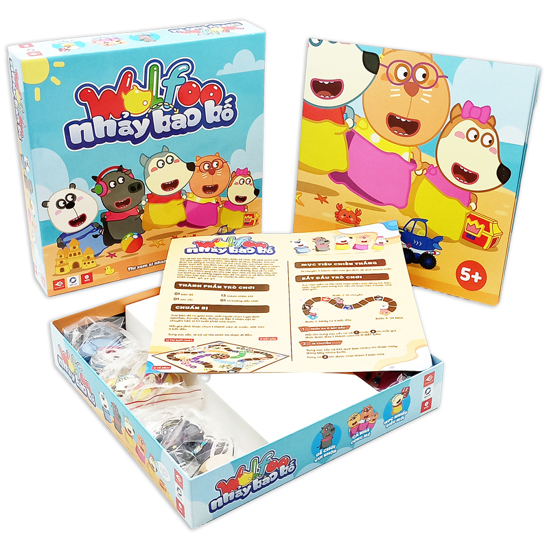 Đồ Chơi Wolfoo Nhảy Bao Bố
