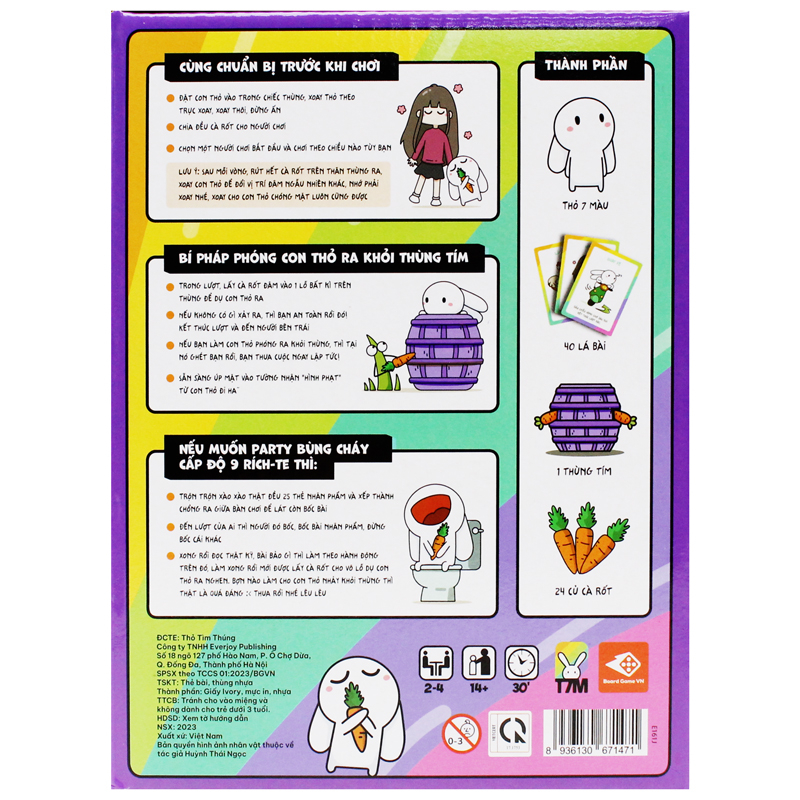 Đồ Chơi Board Game Thỏ Tìm Thúng