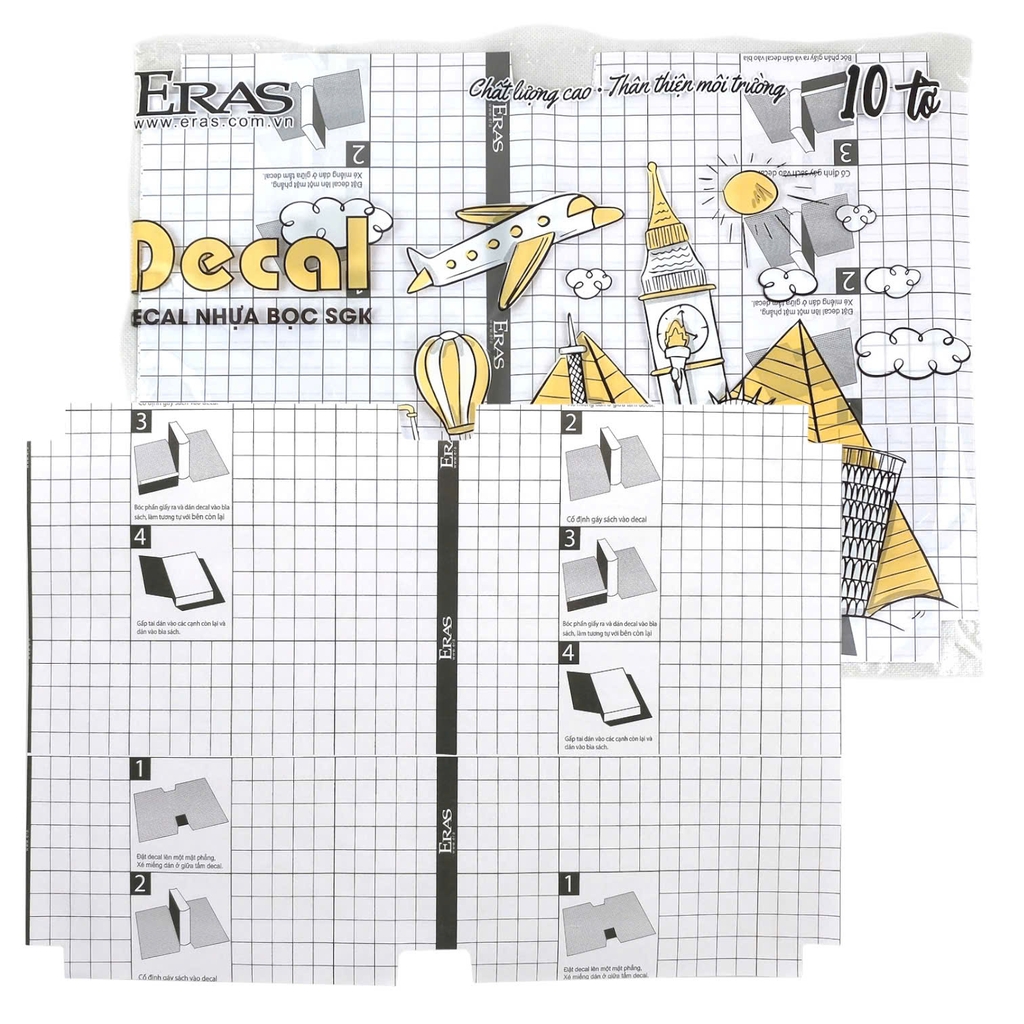 Bọc Đề Can B5 Vở Ôly Eras E447