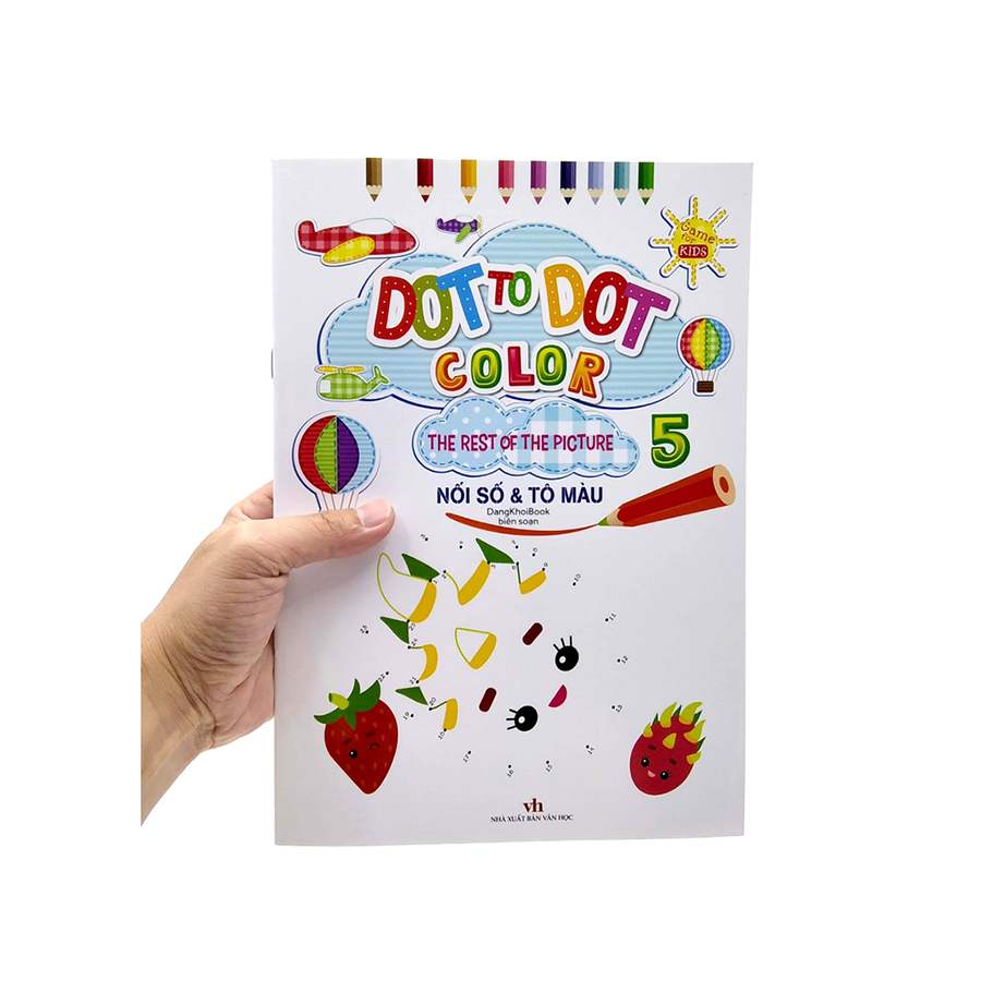 Dot To Dot Color - The Rest Of The Picture - Nối Số Và Tô Màu Tập 5