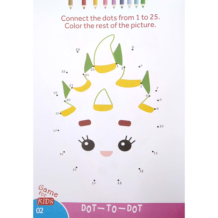Dot To Dot Color - The Rest Of The Picture - Nối Số Và Tô Màu Tập 5