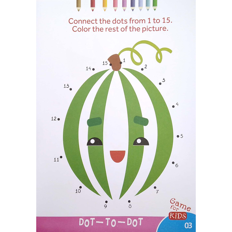 Dot To Dot Color - The Rest Of The Picture - Nối Số Và Tô Màu Tập 5