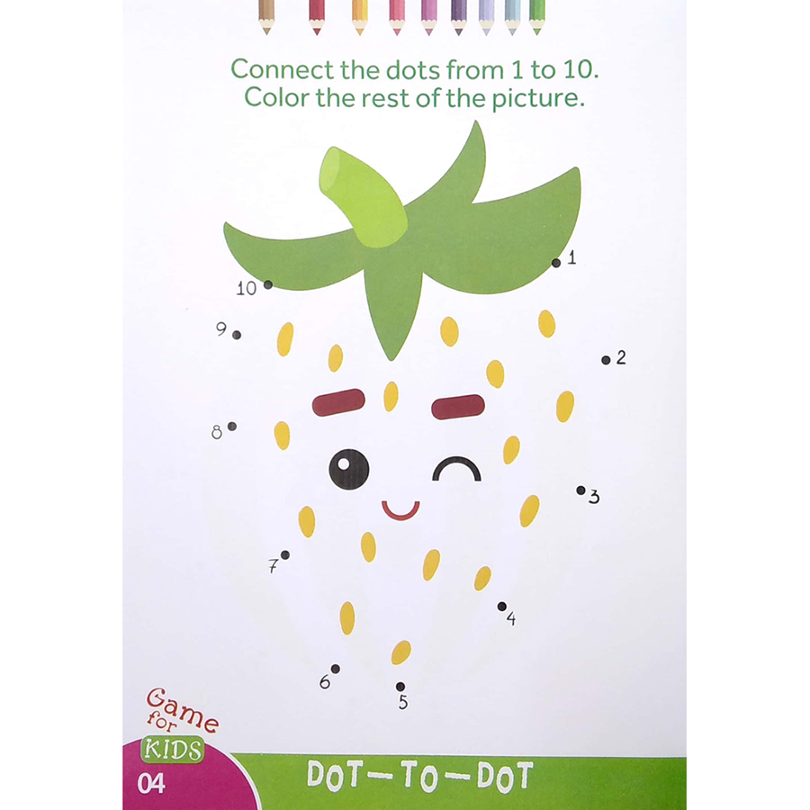 Dot To Dot Color - The Rest Of The Picture - Nối Số Và Tô Màu Tập 5
