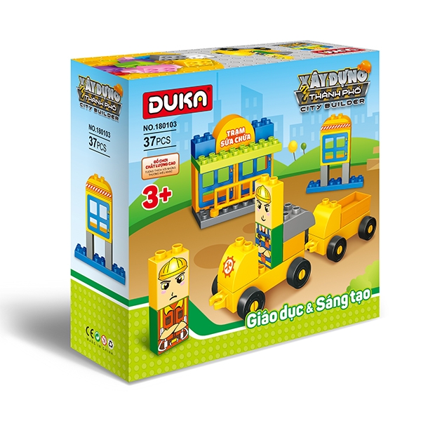 Bộ Đồ Chơi Duka - Ghép Hình - Xây Dựng Thành Phố Z180103