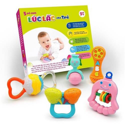 Combo 5 Đồ Chơi Lúc Lắc Cho Trẻ