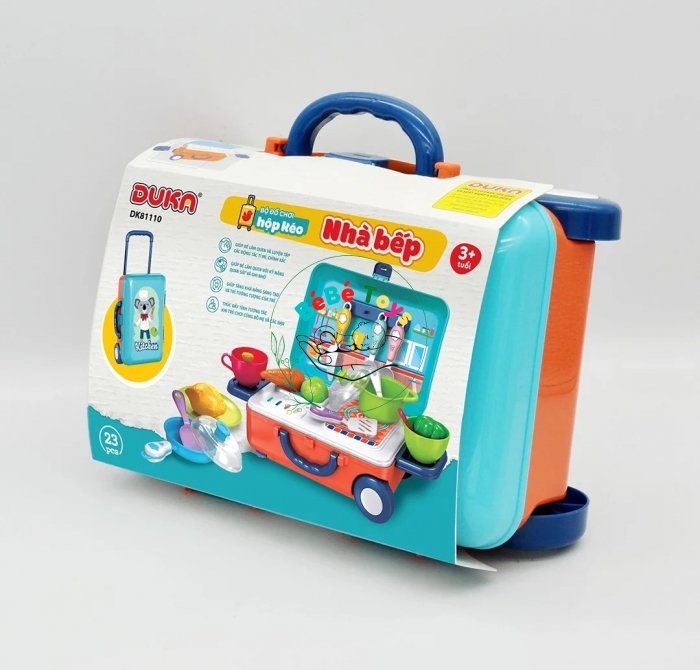 Bộ Đồ Chơi Hộp Kéo Nhà Bếp - Duka DK81110 23 Chi Tiết