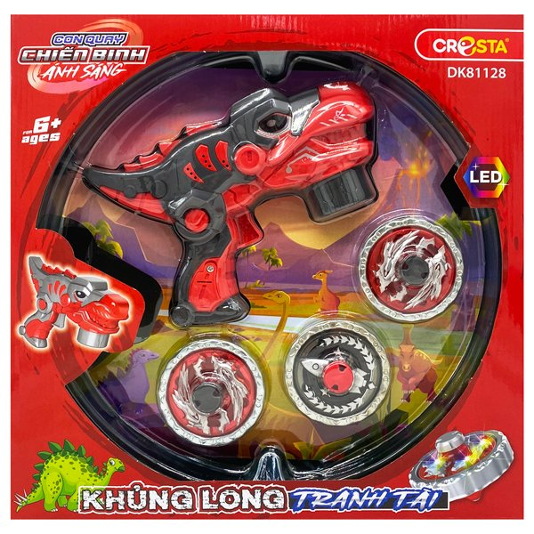 Đồ Chơi Con Quay Chiến Binh Ánh Sáng: Khủng Long Tranh Tài DK81128