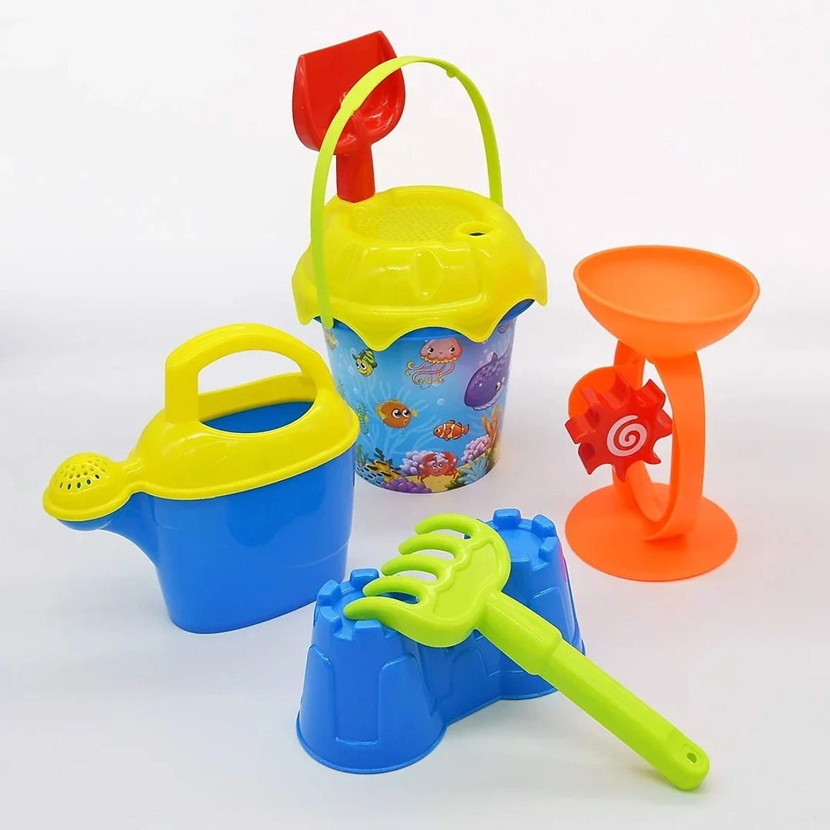 Bộ Đồ Chơi Với Cát 7 Chi Tiết Túi Khóa DK81169