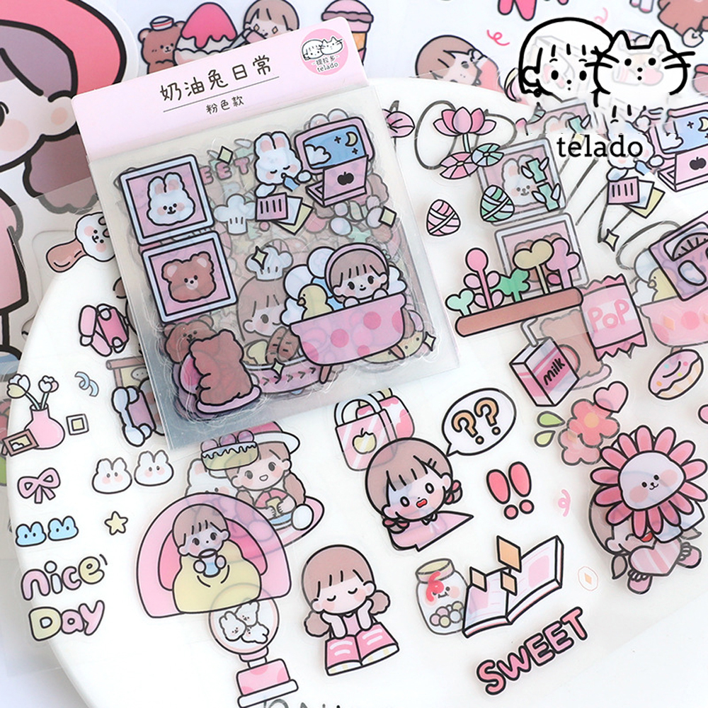 Đồ Chơi Sticker Telado - Cô Gái Và Bé Thỏ MSTZ-07/2-6
