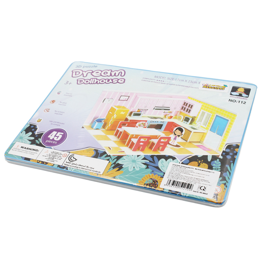 Đồ Chơi Ghép Hình 3D Bằng Giấy EPS- Mô Hình Phòng Bếp 112