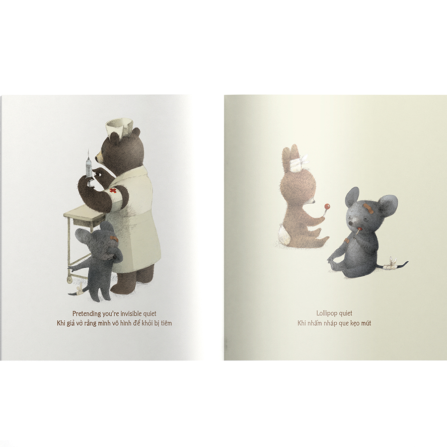 The Quiet Book - Khoảnh Khắc Im Lặng - Song Ngữ Anh - Việt