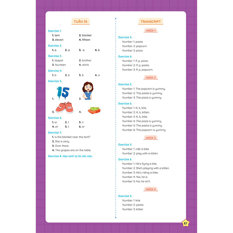 Phiếu Bài Tập Cuối Tuần Tiếng Anh Lớp 2 (Global Success)
