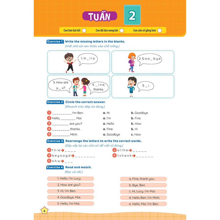 Phiếu Bài Tập Cuối Tuần Tiếng Anh Lớp 3 (Global Success)