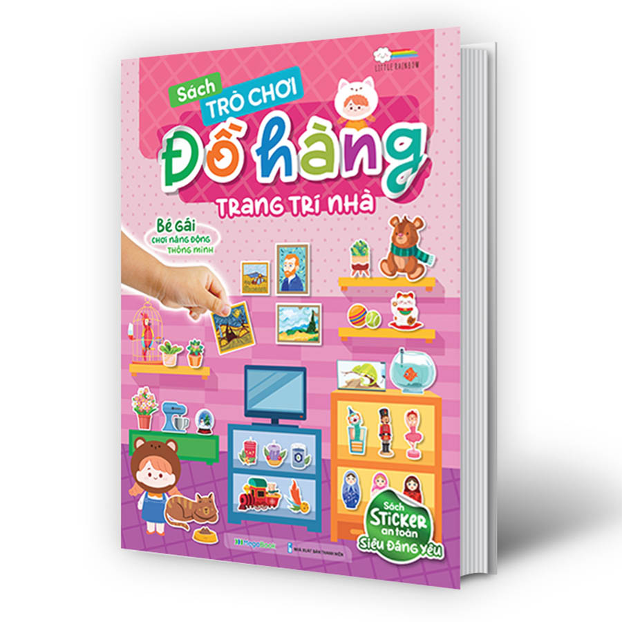 Sách Trò Chơi Đồ Hàng Trang Trí Nhà (Hơn 200 Stickers)