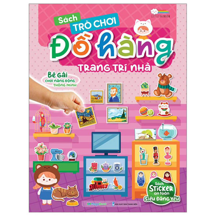 Sách Trò Chơi Đồ Hàng Trang Trí Nhà (Hơn 200 Stickers)