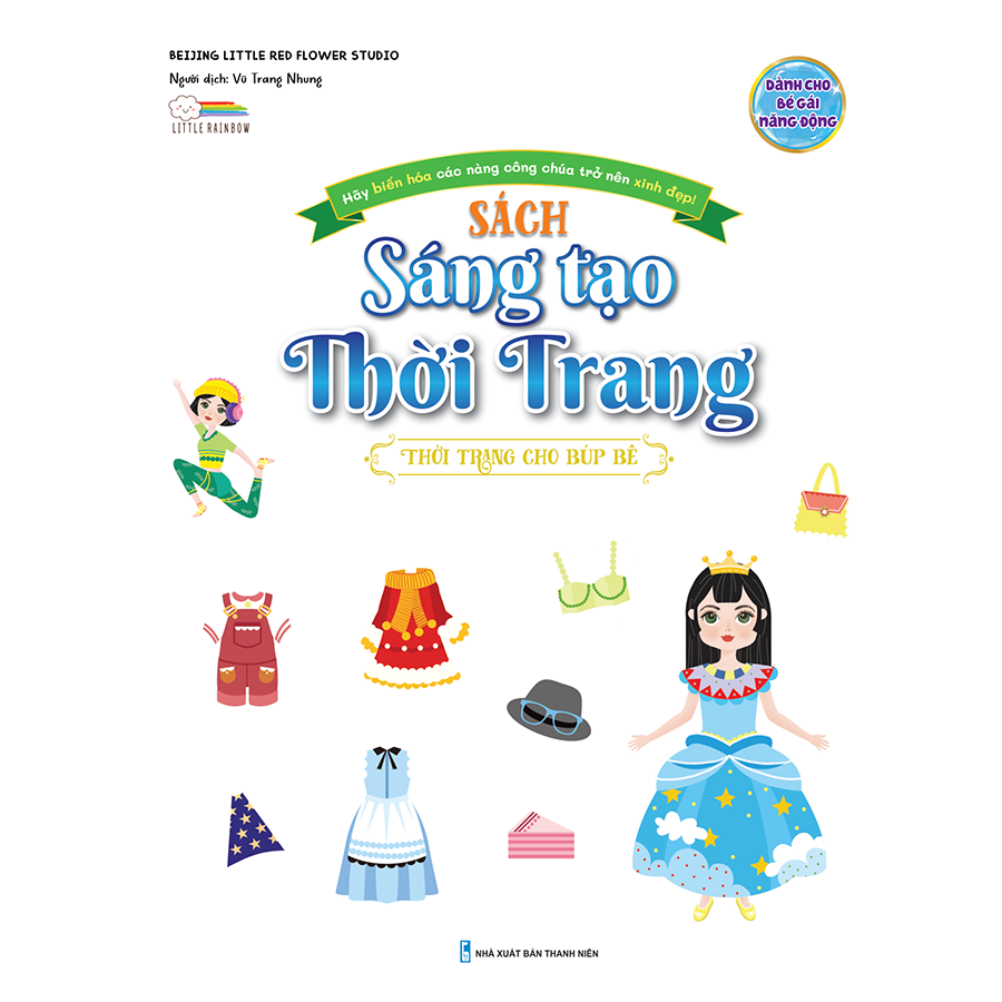Sách Sáng Tạo Thời Trang - Thời Trang Cho Búp Bê (Hơn 100 Stickers)