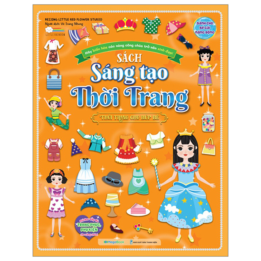 Sách Sáng Tạo Thời Trang - Thời Trang Cho Búp Bê (Hơn 100 Stickers)