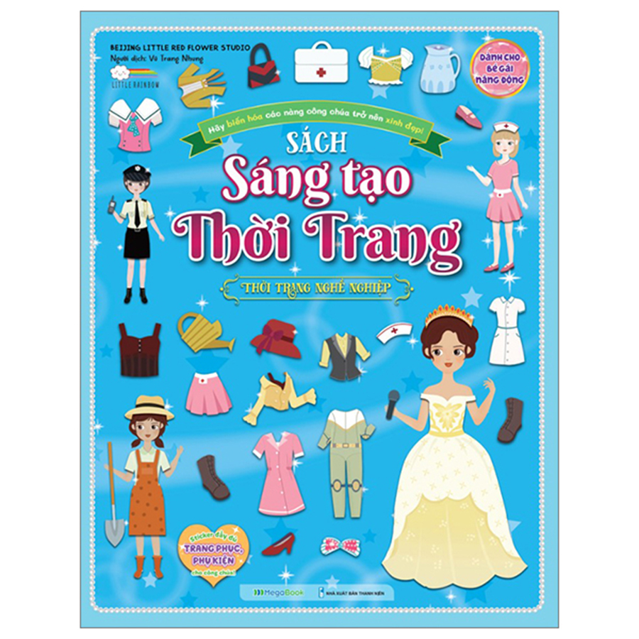 Sách Sáng Tạo Thời Trang - Thời Trang Nghề Nghiệp (Hơn 100 Stickers)