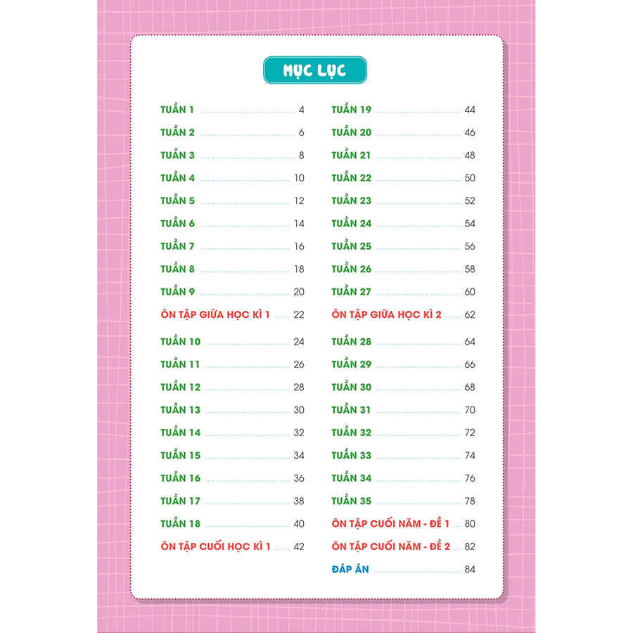 Phiếu Bài Tập Cuối Tuần Toán 4