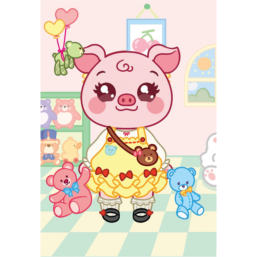 Mini Fashion - Heo Piggy (100+ Stickers Dễ Thương)