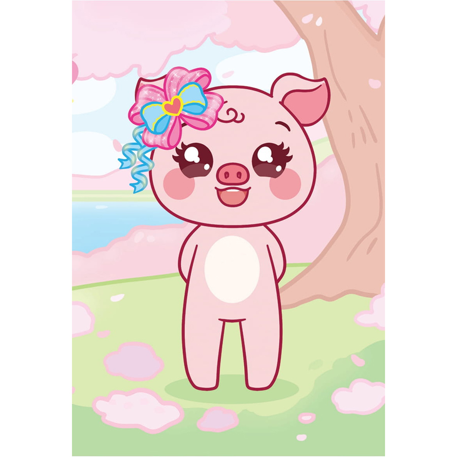 Mini Fashion - Heo Piggy (100+ Stickers Dễ Thương)