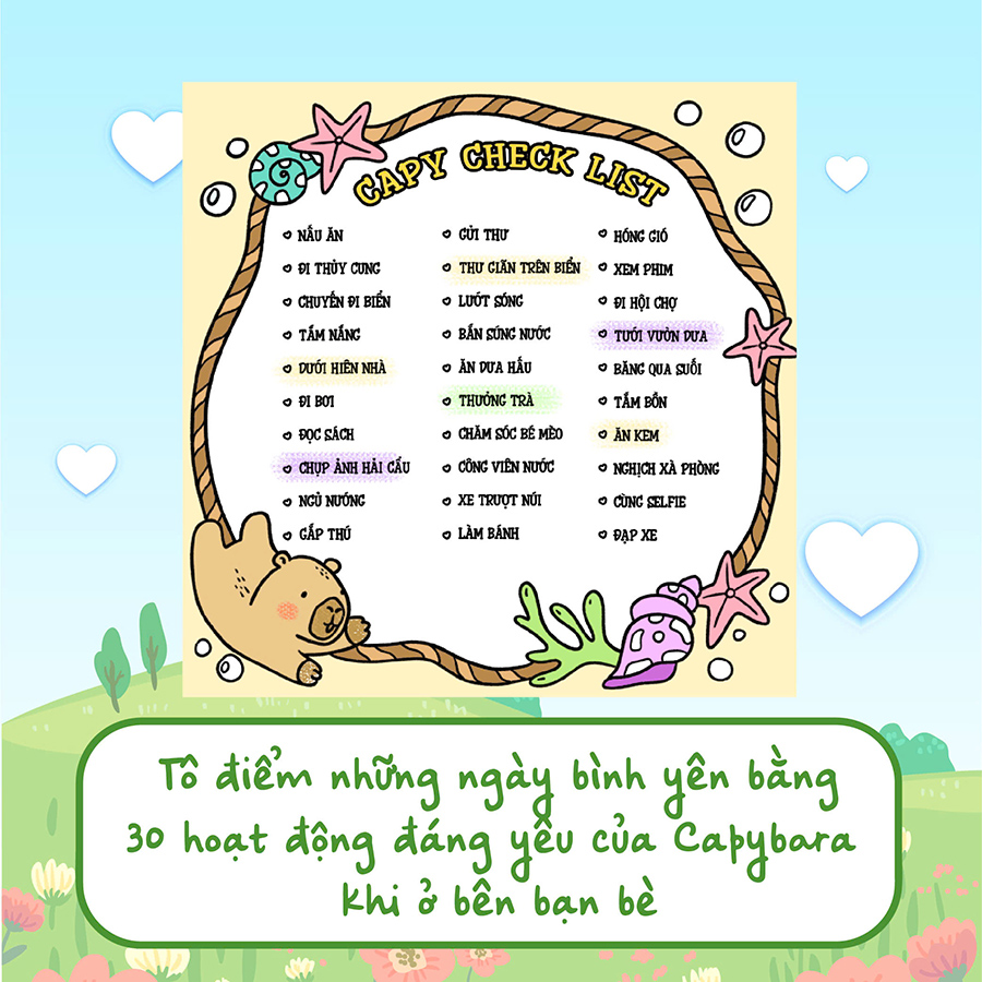 Capybara & Trái Tim Mặt Trời