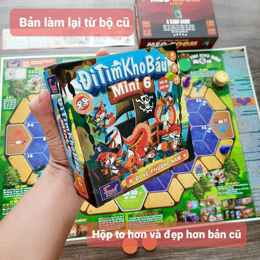 Đồ Chơi Foxi Cờ Xúc Xắc - Đi Tìm Kho Báu Mini 6