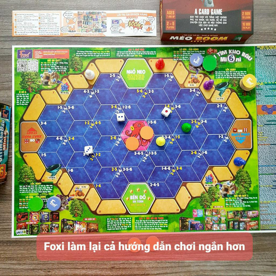 Đồ Chơi Foxi Cờ Xúc Xắc - Đi Tìm Kho Báu Mini 6