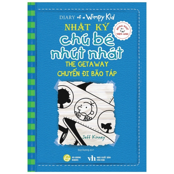 Nhật Ký Chú Bé Nhút Nhát Phiên Bản Song Ngữ Việt - Anh Tập 12 - Chuyến Đi Bão Táp