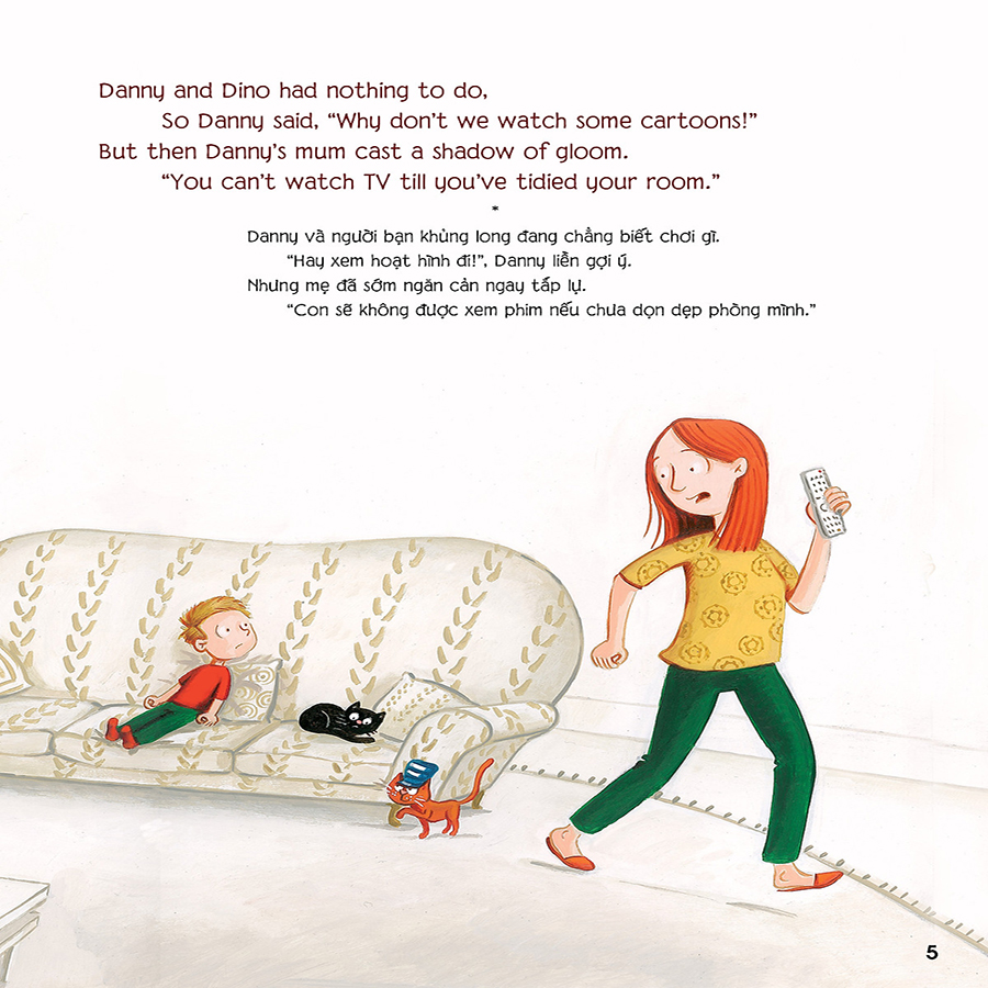 Chú Khủng Long Tham Ăn - Giải Cứu Chiếc Giường - Bài Học Về Thói Quen Gọn Gàng