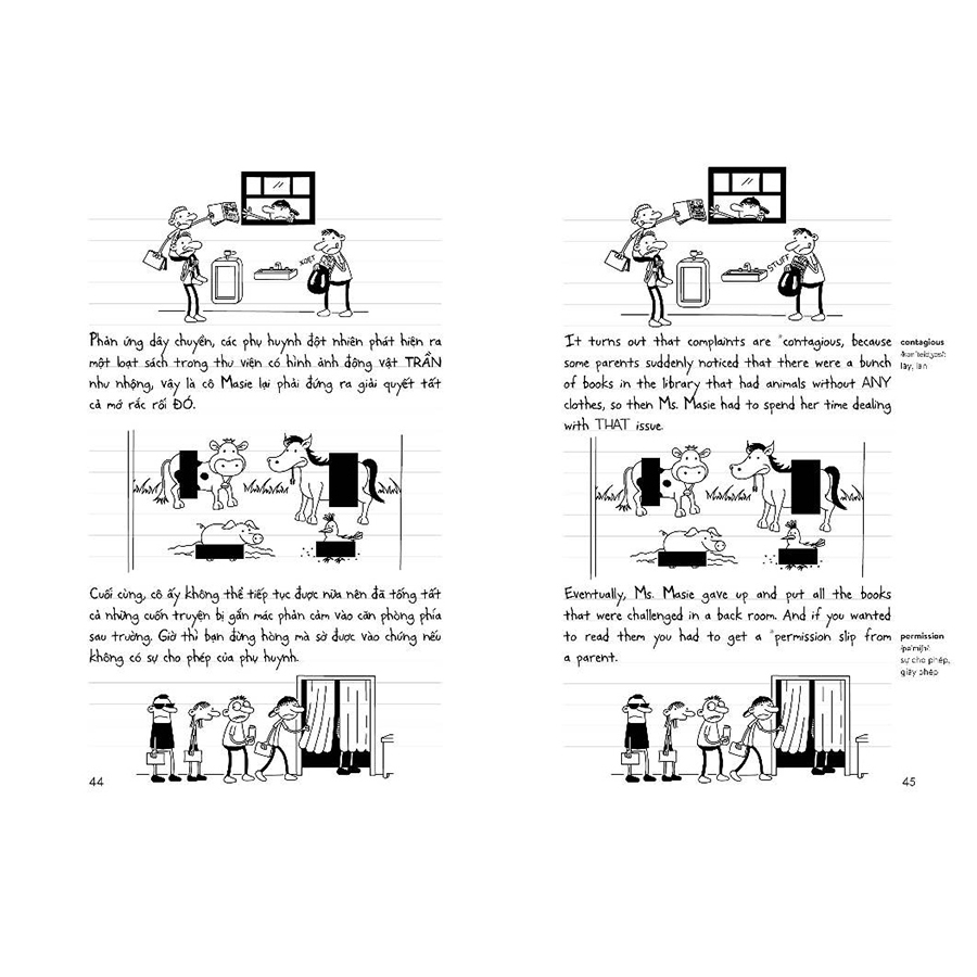 Nhật Ký Chú Bé Nhút Nhát Phiên Bản Song Ngữ Việt - Anh Tập 18 - Out Trình - No Brainer