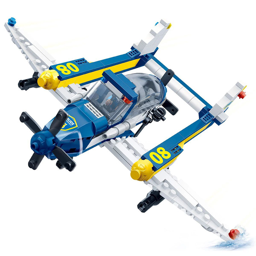 Đồ Chơi Lắp Ráp Máy Bay Trinh Sát - Police Helicopter