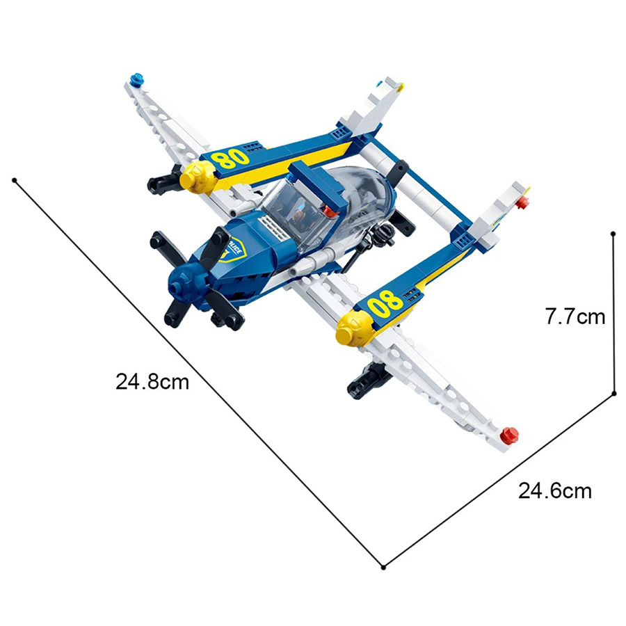 Đồ Chơi Lắp Ráp Máy Bay Trinh Sát - Police Helicopter