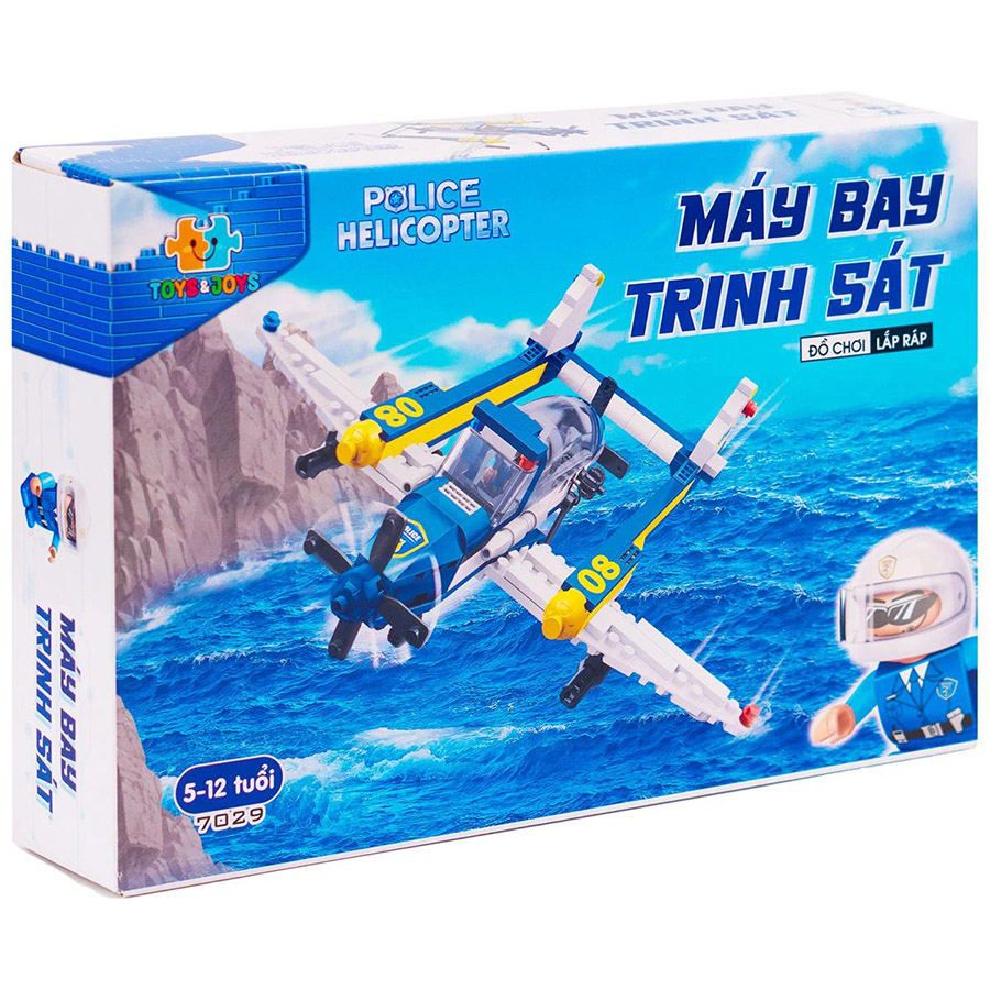 Đồ Chơi Lắp Ráp Máy Bay Trinh Sát - Police Helicopter