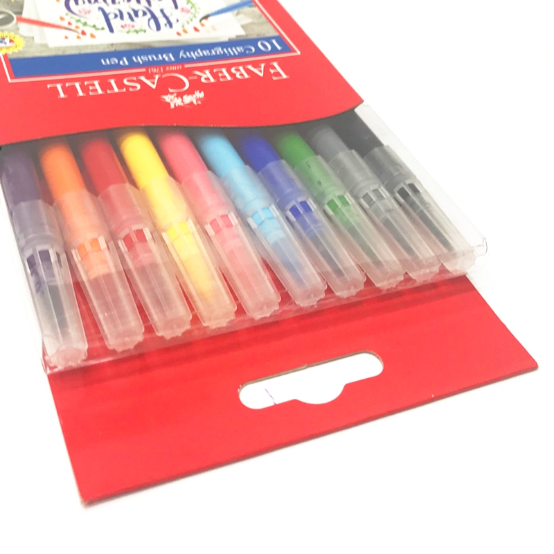 Bút Viết Thư Pháp Đầu Cọ Faber Castell Calligraphy 10 Màu