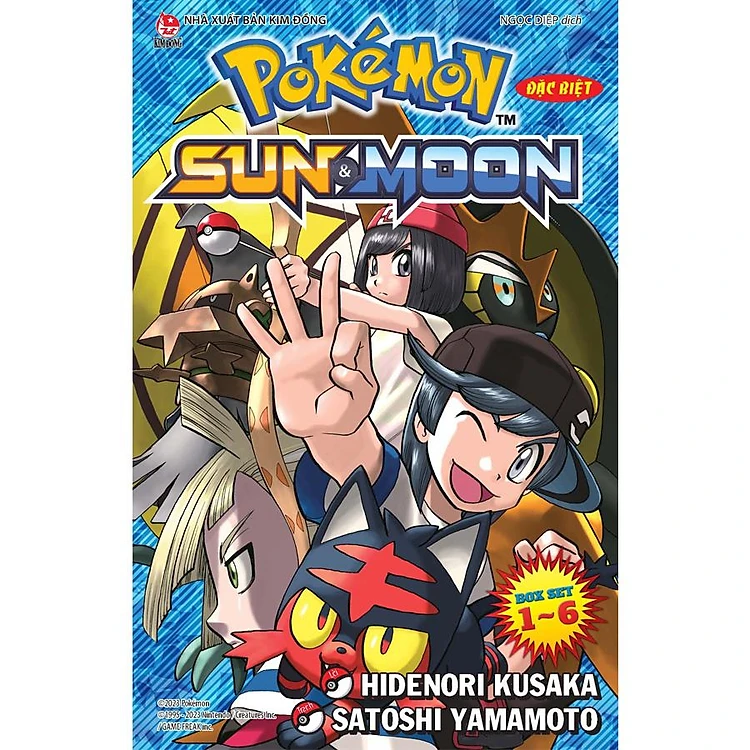 Combo 6 Cuốn Pokémon Đặc Biệt SUN & MOON
