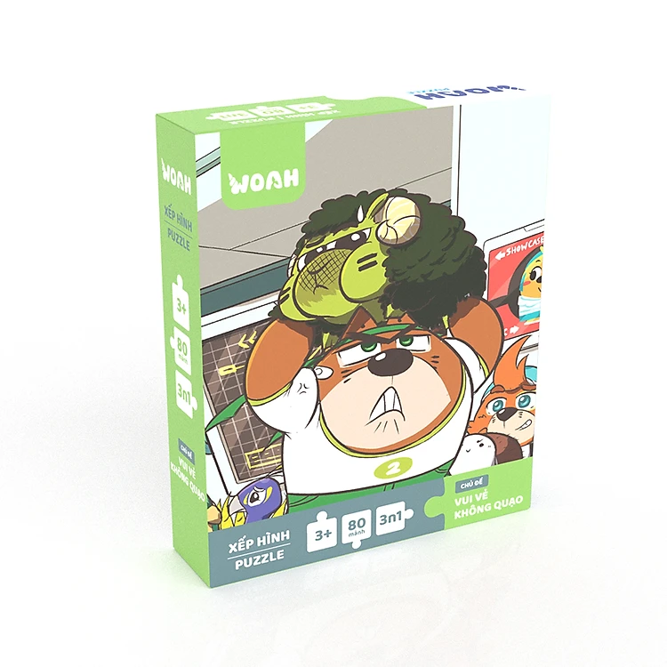 Đồ Chơi Xếp Hình Puzzle Mato - Vui Vẻ Không Quạo