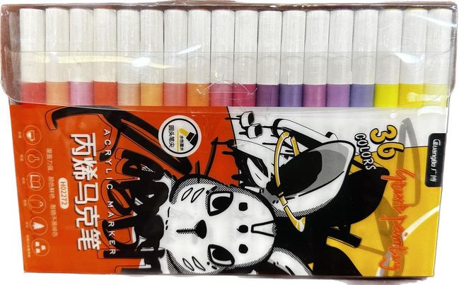 Bút Marker Acrylic Guangbo 36 Màu 02272