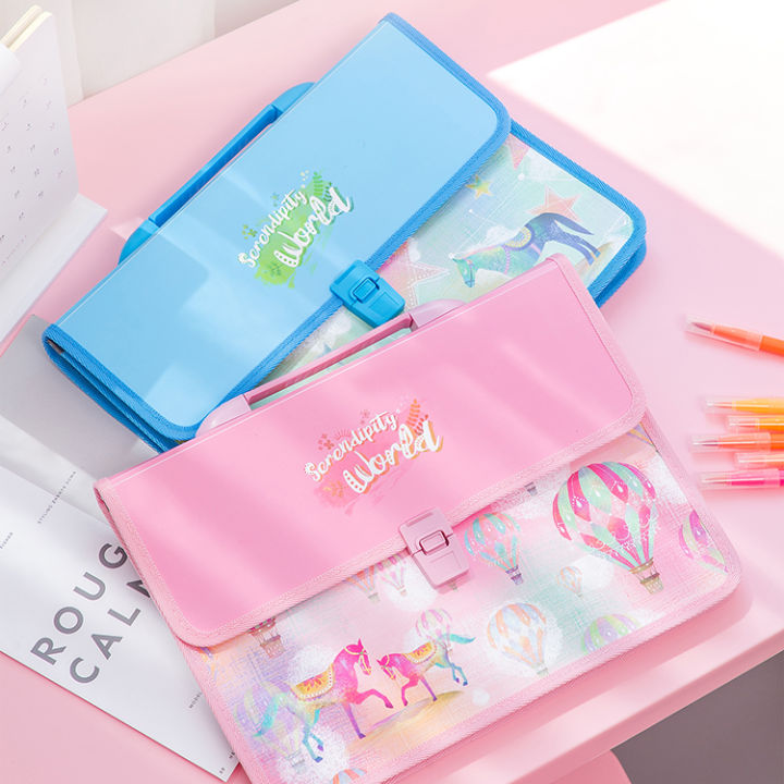 Cặp Học Sinh Deli 2 Ngăn No.64802 Superwing Hình Ngựa
