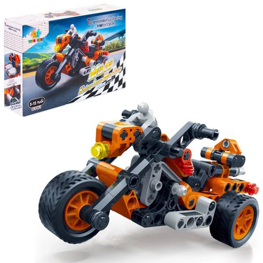 Đồ Chơi Lắp Ráp Mô Tô Khủng Long Bạo Chúa - Tyrannosaurus Racing Motorcycle
