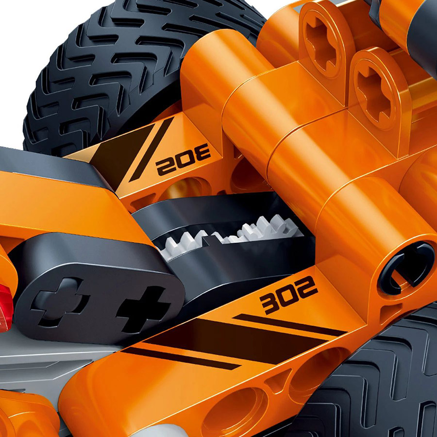 Đồ Chơi Lắp Ráp Mô Tô Khủng Long Bạo Chúa - Tyrannosaurus Racing Motorcycle